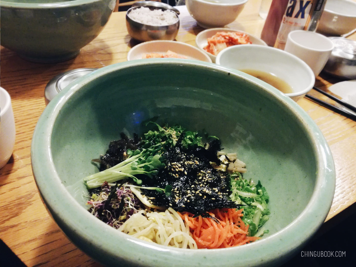 cuisine cor&eacute;enne - bibimbap