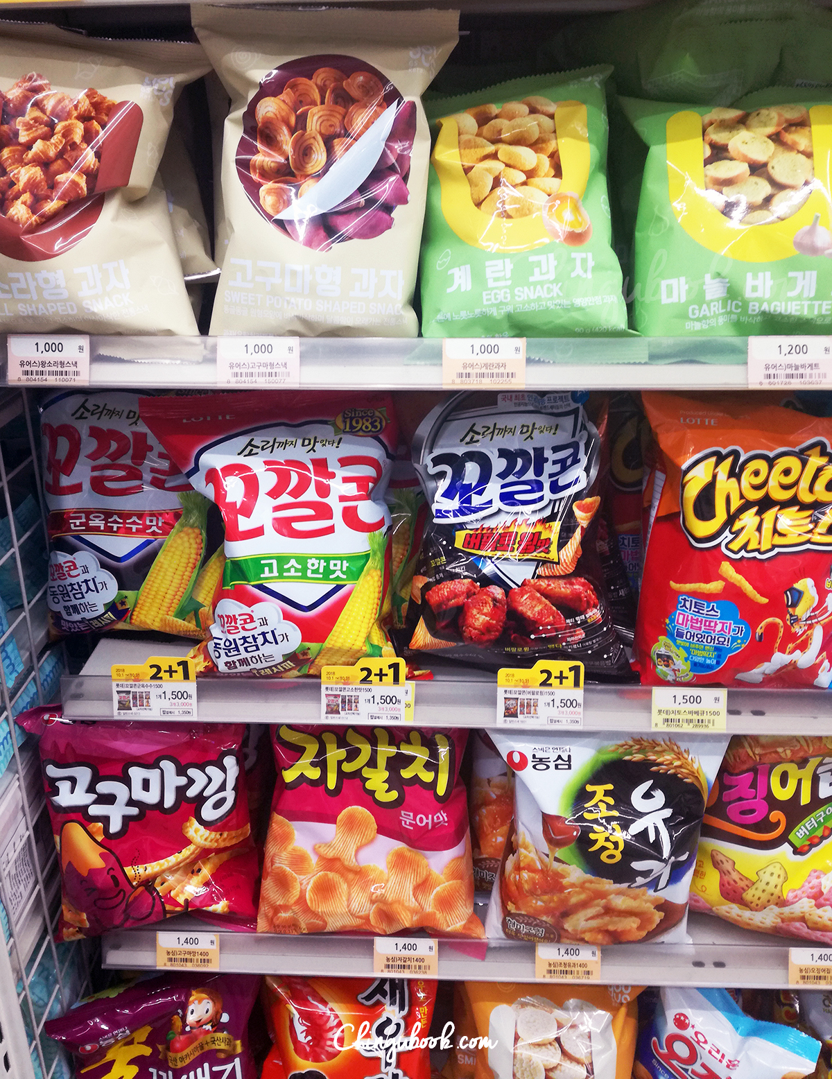 snacks Corée du sud - Budget voyage - Chingubook