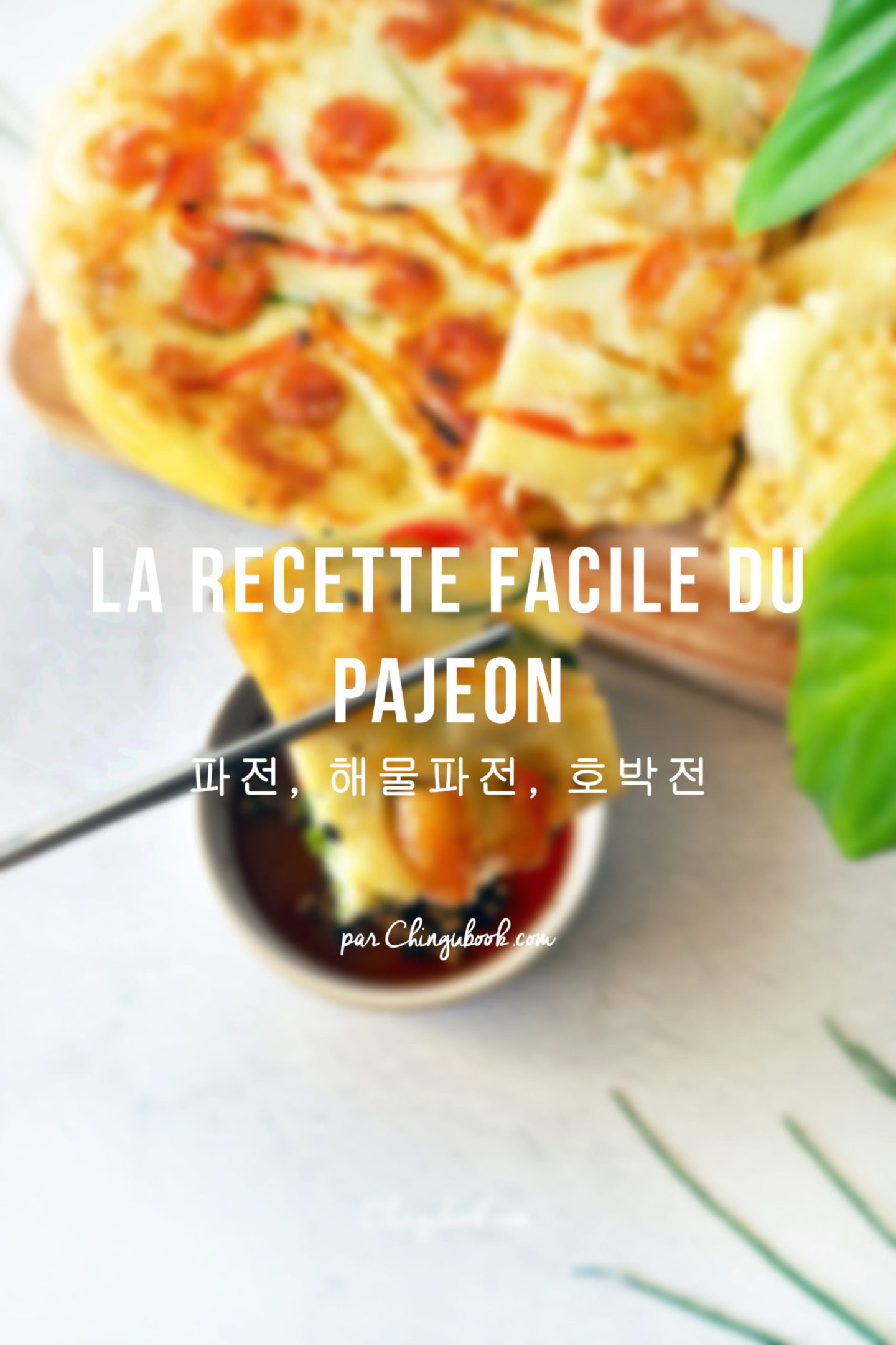 La recette facile du pajeon par Chingubook
