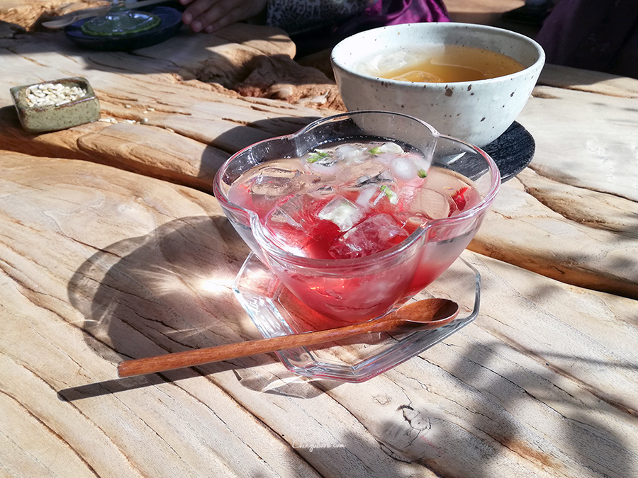 thé traditionnel coréen dessert