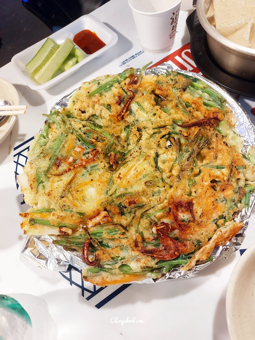 Haemul Pajeon - cuisine cor&eacute;enne - Chingubook