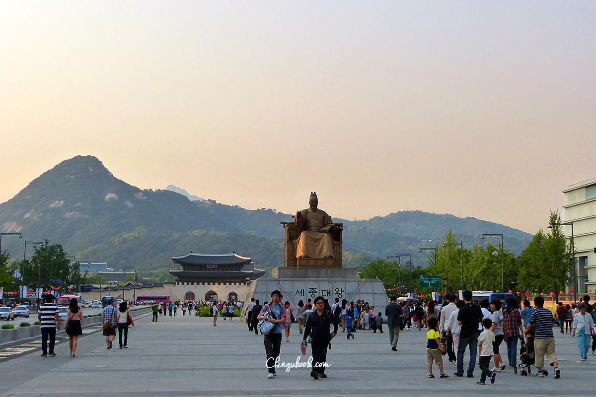 Gyeongbokgung place Gwanghwamun - incontournable Séoul