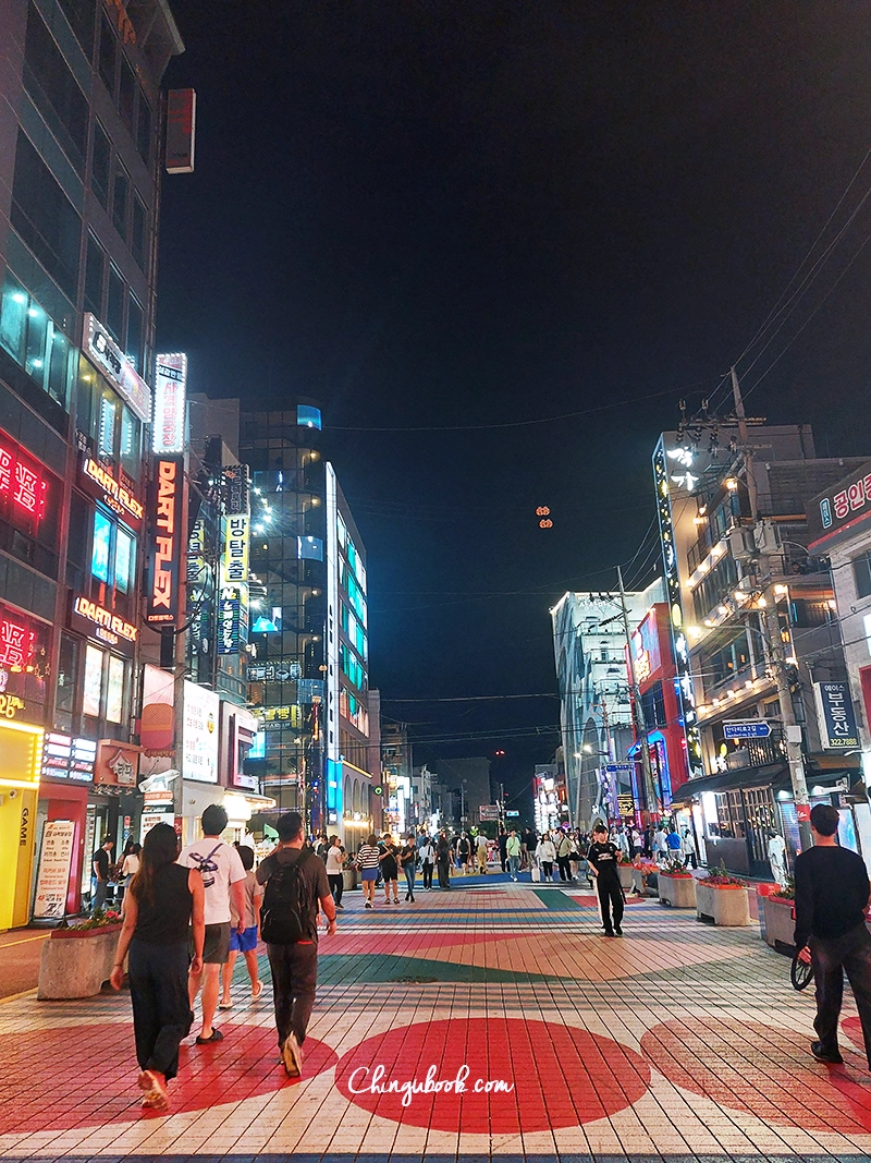 Hongdae Séoul de nuit